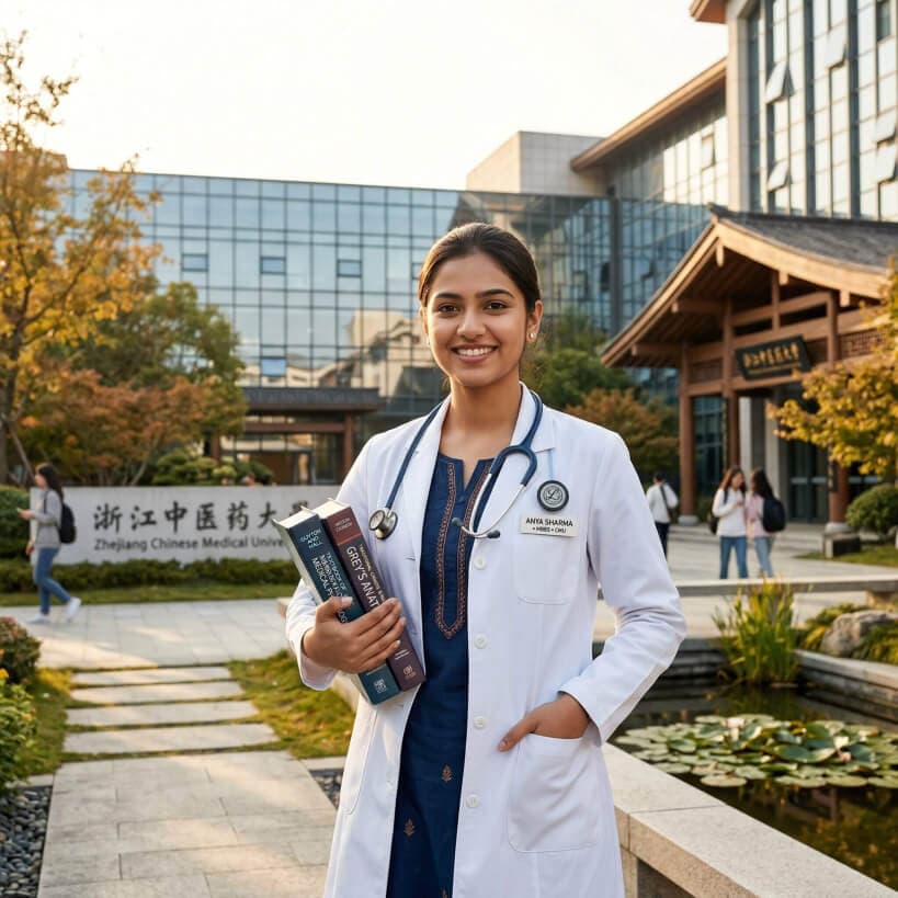 Medical students studying MBBS in China