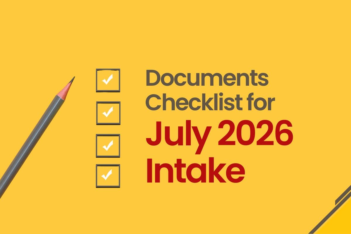 study abroad documents for july intake 2026