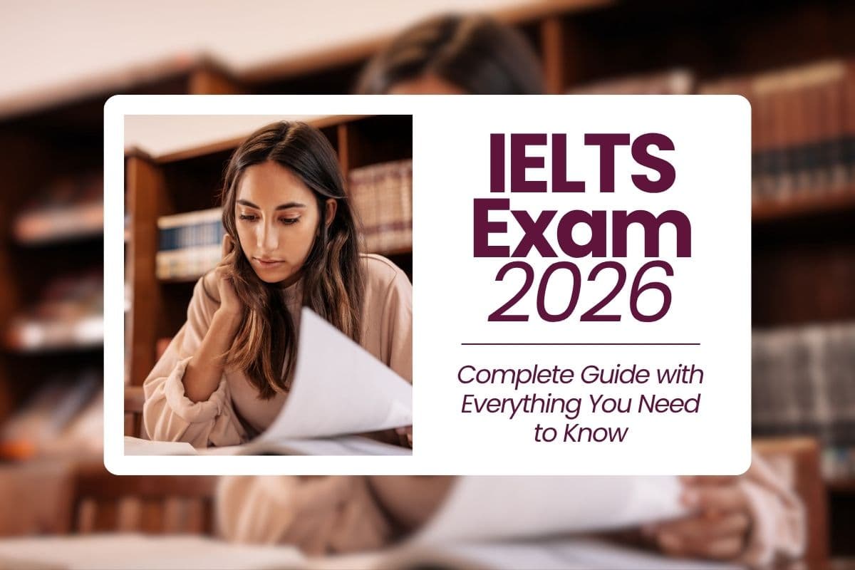 a student is studying for the IELTS Exam 2026