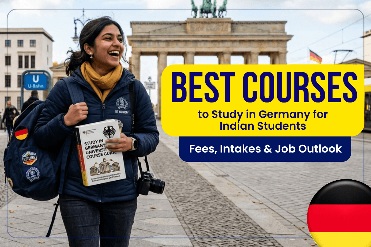 Indian student comparing best courses and university options for studying in Germany