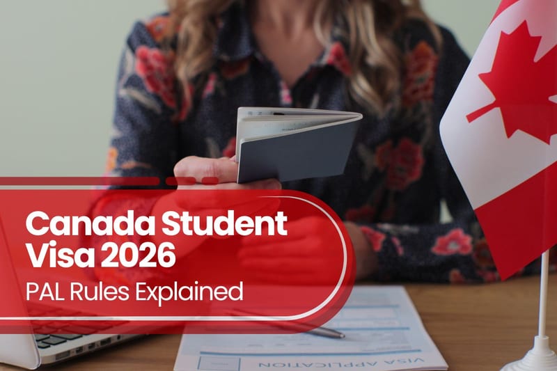 Canada student visa PAL rules 