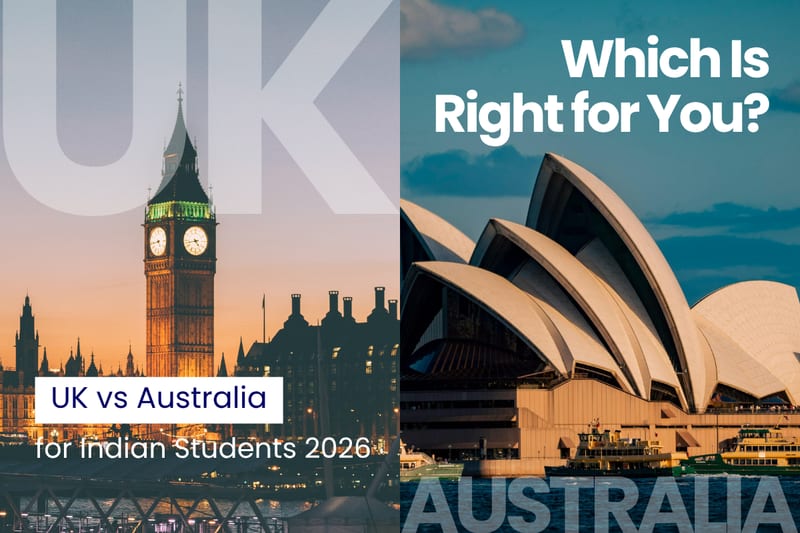 Study in uk or study in Australia compared side by side with the iconic places
