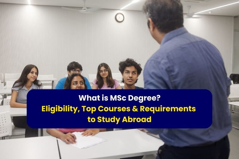 "What is MSc Degree? Eligibility, Top Courses & Requirements to Study Abroad"- with Gradstar