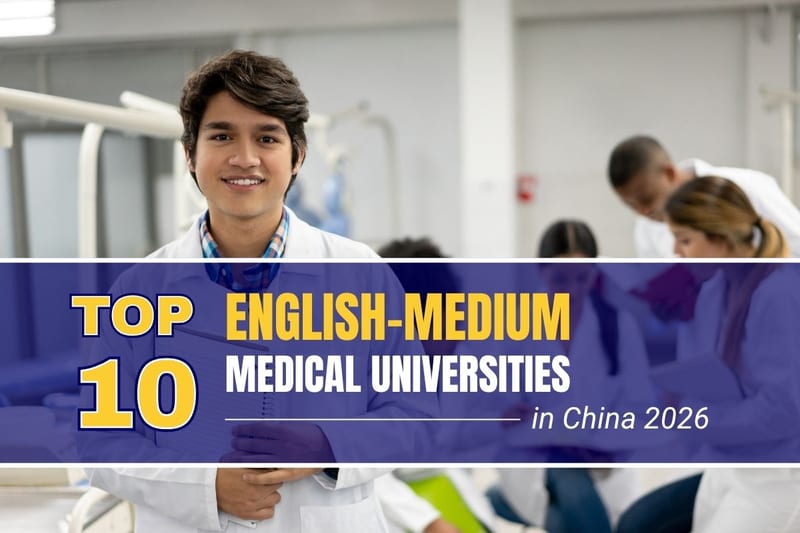 top 10 English medium China medical universities