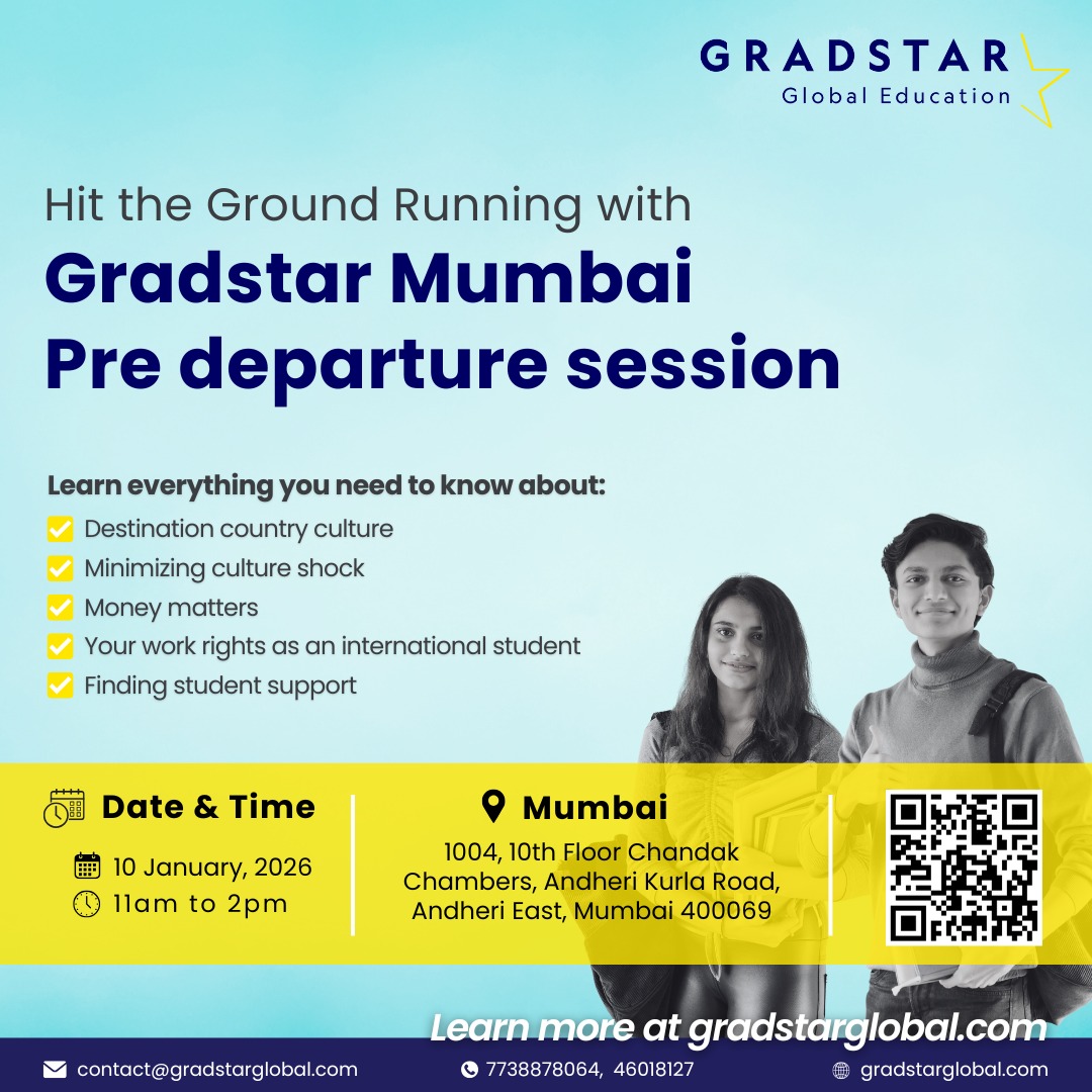 Hit the Ground Running with Gradstar Mumbai Pre-departure Session